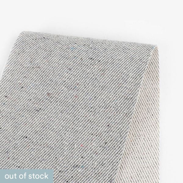 13oz Upcycled Denim – Pumice Speckle