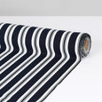 Awning Stripe Rayon Challis - Midnight