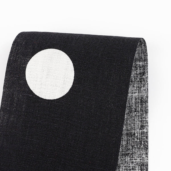 Big Spot Midweight Linen - Ebony