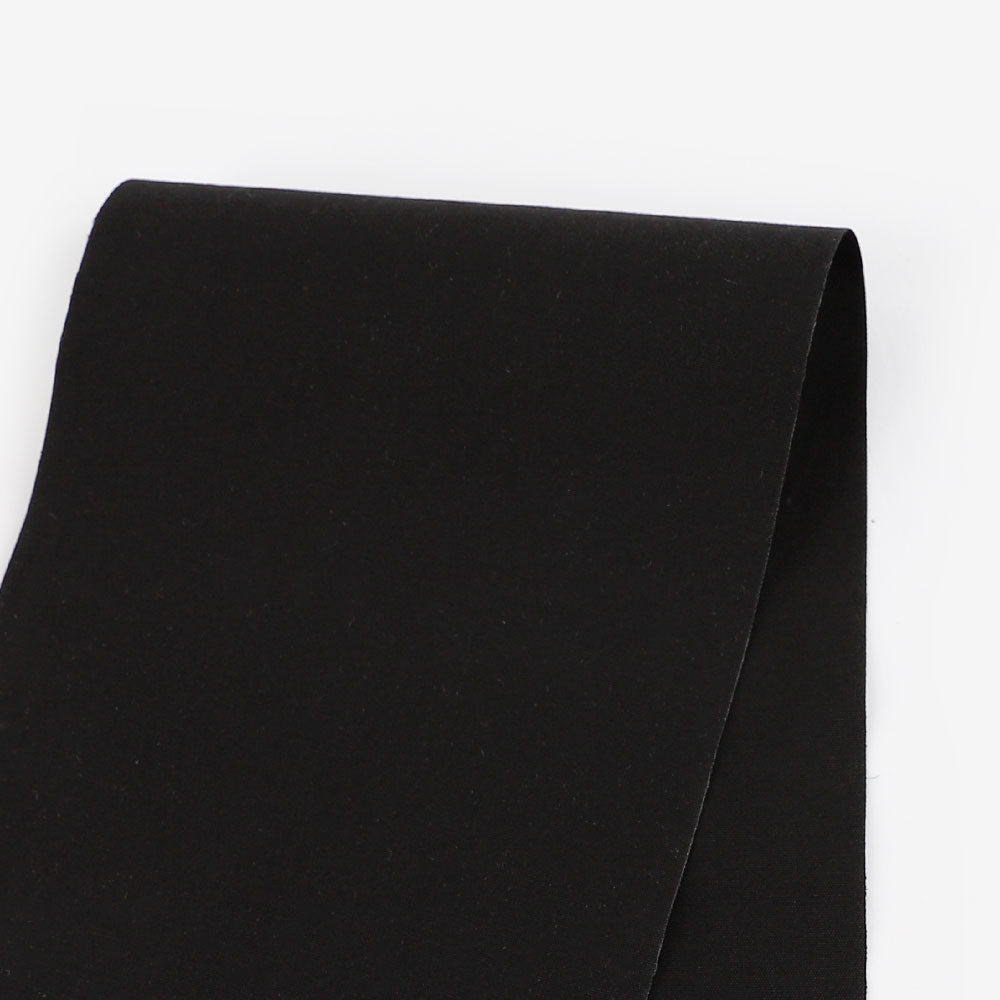 Organic Cotton Poplin - Black