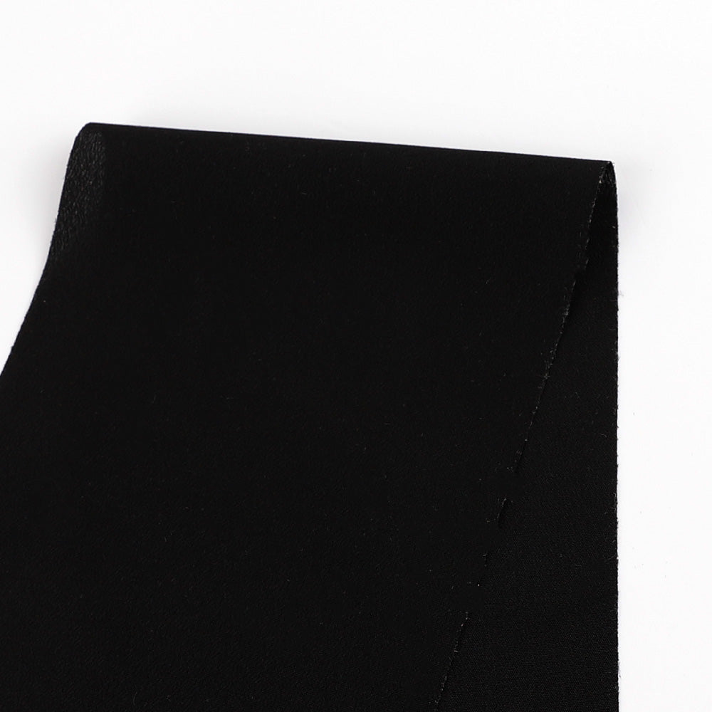 Poly Crepe De Chine - Black