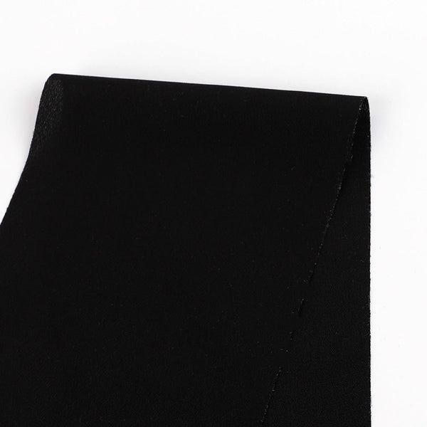 Poly Crepe De Chine - Black