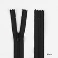 Dress Zips - 18cm - Black