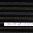 Metallic Weft Stripe Silk / Cotton - Black