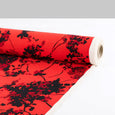 Blooming Branches Wool / Silk Suiting - Red