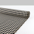Bold Houndstooth Cotton / Wool Blend Tweed - Grouse