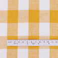 Bold Gingham Linen - Canary
