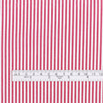 Candy Stripe Cotton Poplin - Hot Pink