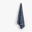 Camo Print Cotton Chambray - Indigo