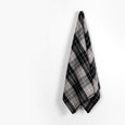 Cotton Twill Plaid Flannel - Light Grey Mix