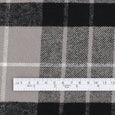 Cotton Twill Plaid Flannel - Light Grey Mix