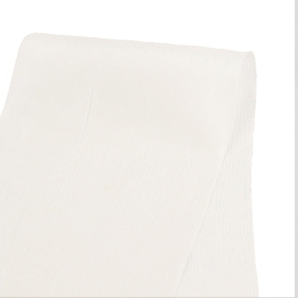 Crinkle Tissue Silk - White