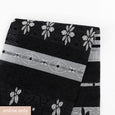 Cute Clematis Stripe Jacquard - Black