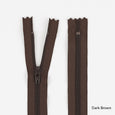 Dress Zips - 55cm - Dark Brown