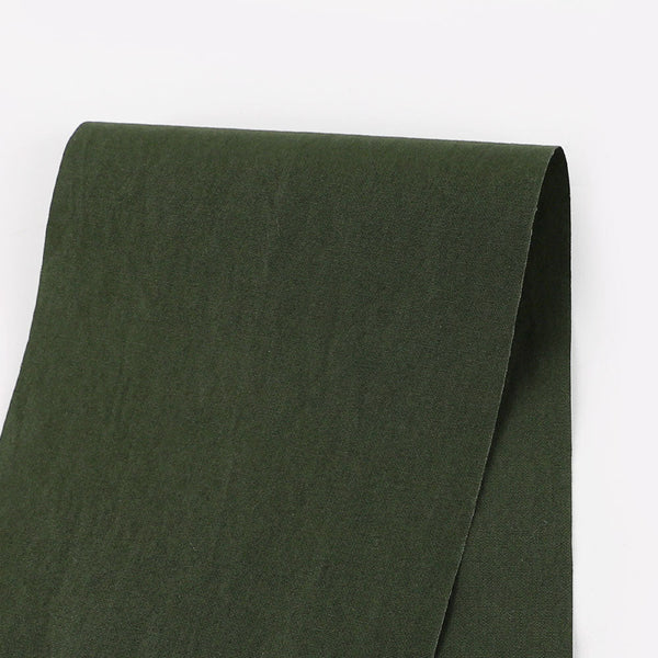 Organic Cotton Poplin - Dark Fern