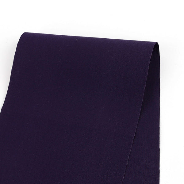 Stretch Cotton / Nylon Poplin - Eggplant