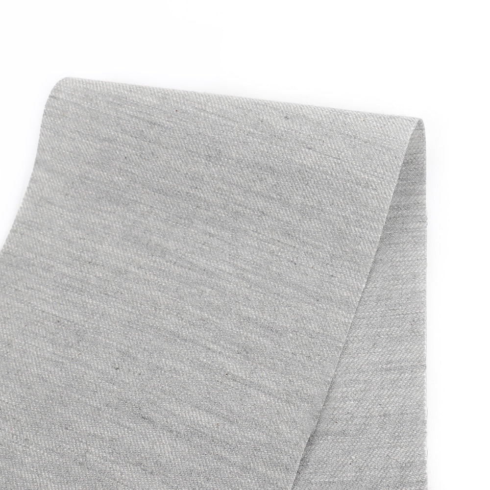 Brushed Cotton Twill - Ash Marle