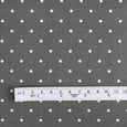 Small Polka Dot Cotton Sateen - Grey