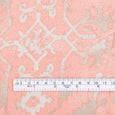 Faded Tile Print Rayon Twill - Coral