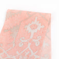 Faded Tile Print Rayon Twill - Coral