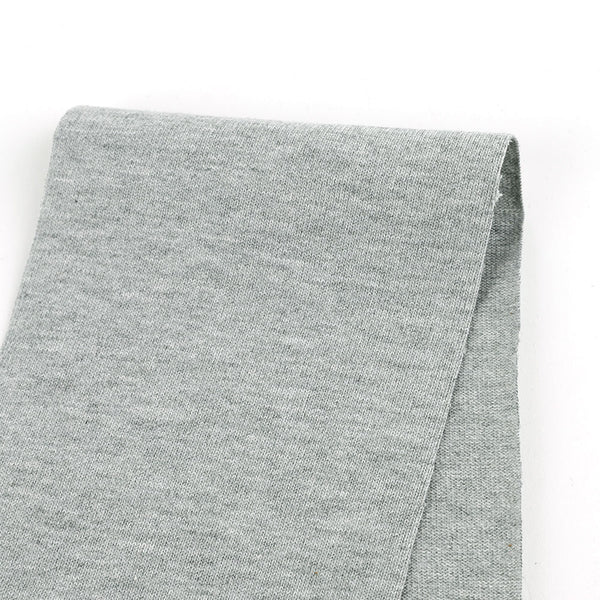 Heavyweight Cotton Jersey - Ash Marle