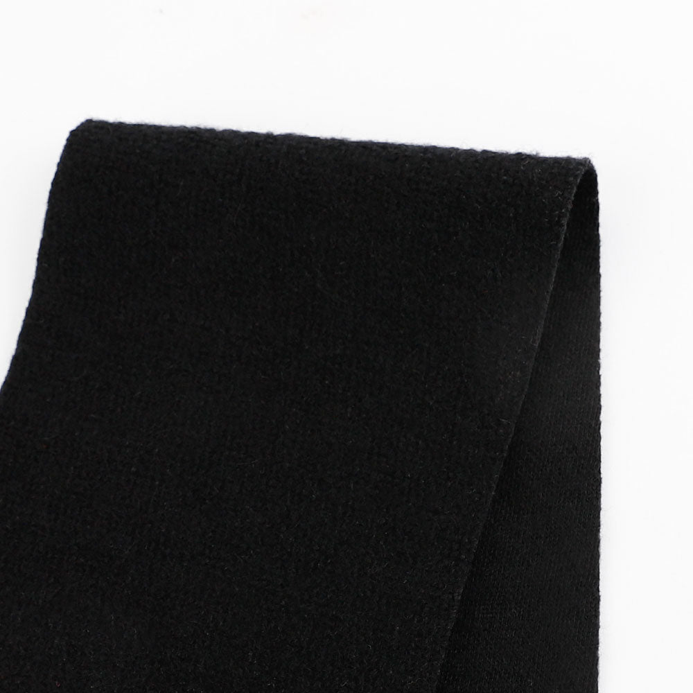 Heavyweight Merino Boucle - Black