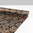 Autumn Leaves Poly Satin - Brown