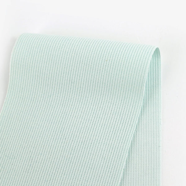 Stretch Cotton 2x1 Rib - Mint Ice