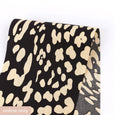 Jaguar Print Silk Twill - Black