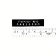 KATM Woven Labels - F***ing Fabulous