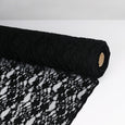 Cotton / Nylon Floral Lace - Black