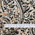 Layered Paisley Double Georgette - Buff