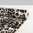 Leopard Wool / Silk Suiting - Cream