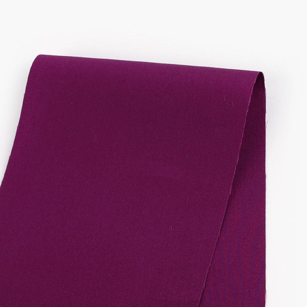 Stretch Cotton / Nylon Poplin - Dark Magenta