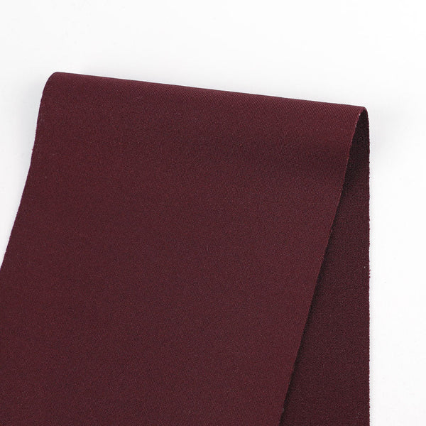 Stretch Crepe Back Knit - Port