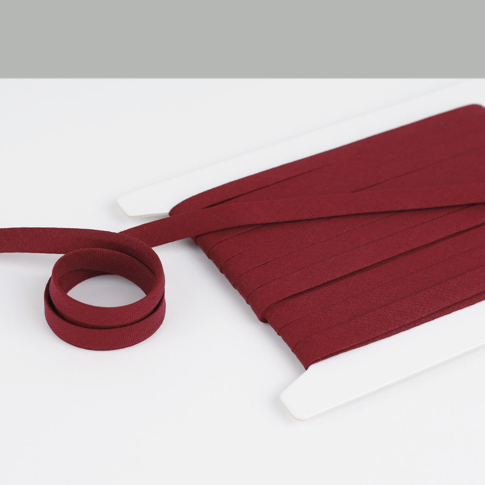 Organic Linen Bias Binding - Marsala