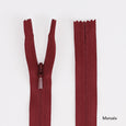 Invisible Zips - 60cm - Marsala