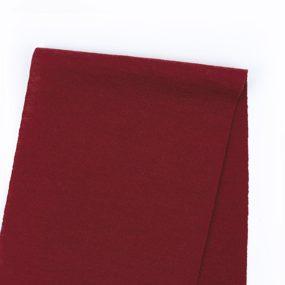 Midweight Merino Jersey - Marsala