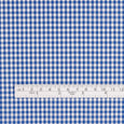 Small Gingham Cotton - True Blue