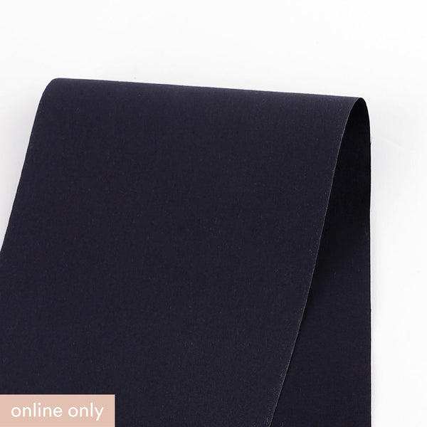 Crisp Cotton Sateen - Dark Navy