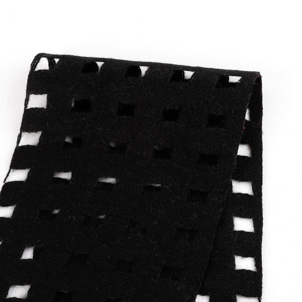 Open Grid Wool - Black