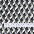 Optical Block Sheer Cotton - Monochrome