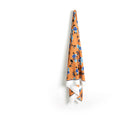 Aster Crepe - Persimmon / Blue