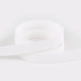 Organic Linen Bias Binding - White