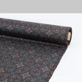 Ornate Cotton Twill - Dark Grey Mix