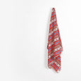 Paisley Stripe Soft Cotton - Red