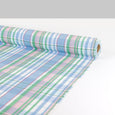 Plaid Basketweave Linen / Lyocell - Pastel