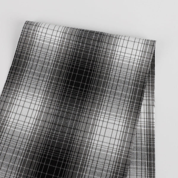 Plaid Cotton Shirting - Monochrome