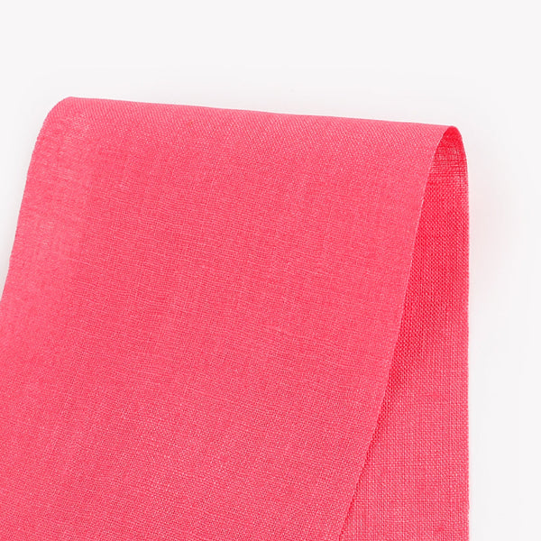 Plain Weave Linen - Lipstick