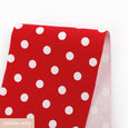 Minnie Spot Peached Stretch Cotton - Red